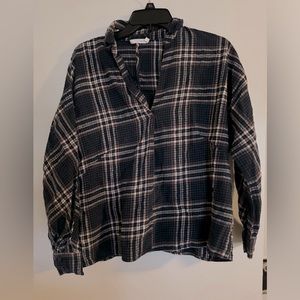 Plaid blouse